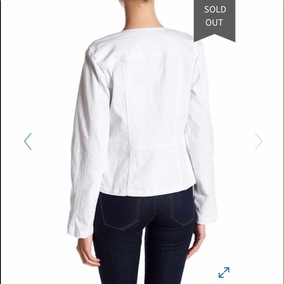 New Live a Little Open Jean Jacket - Picture 2 of 2